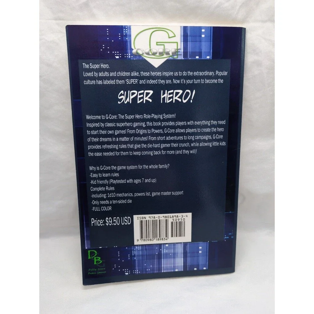 G Core The Super Hero Role-Playing System Book
